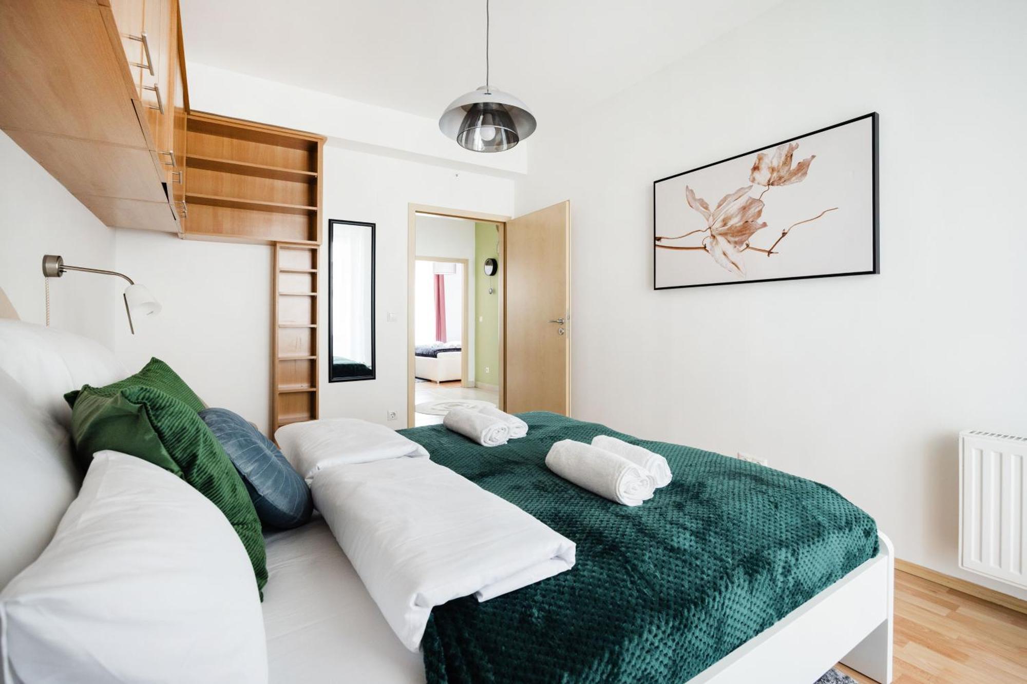 Modern Two-Bedroom Apartment With Free Parking Budapest Luaran gambar