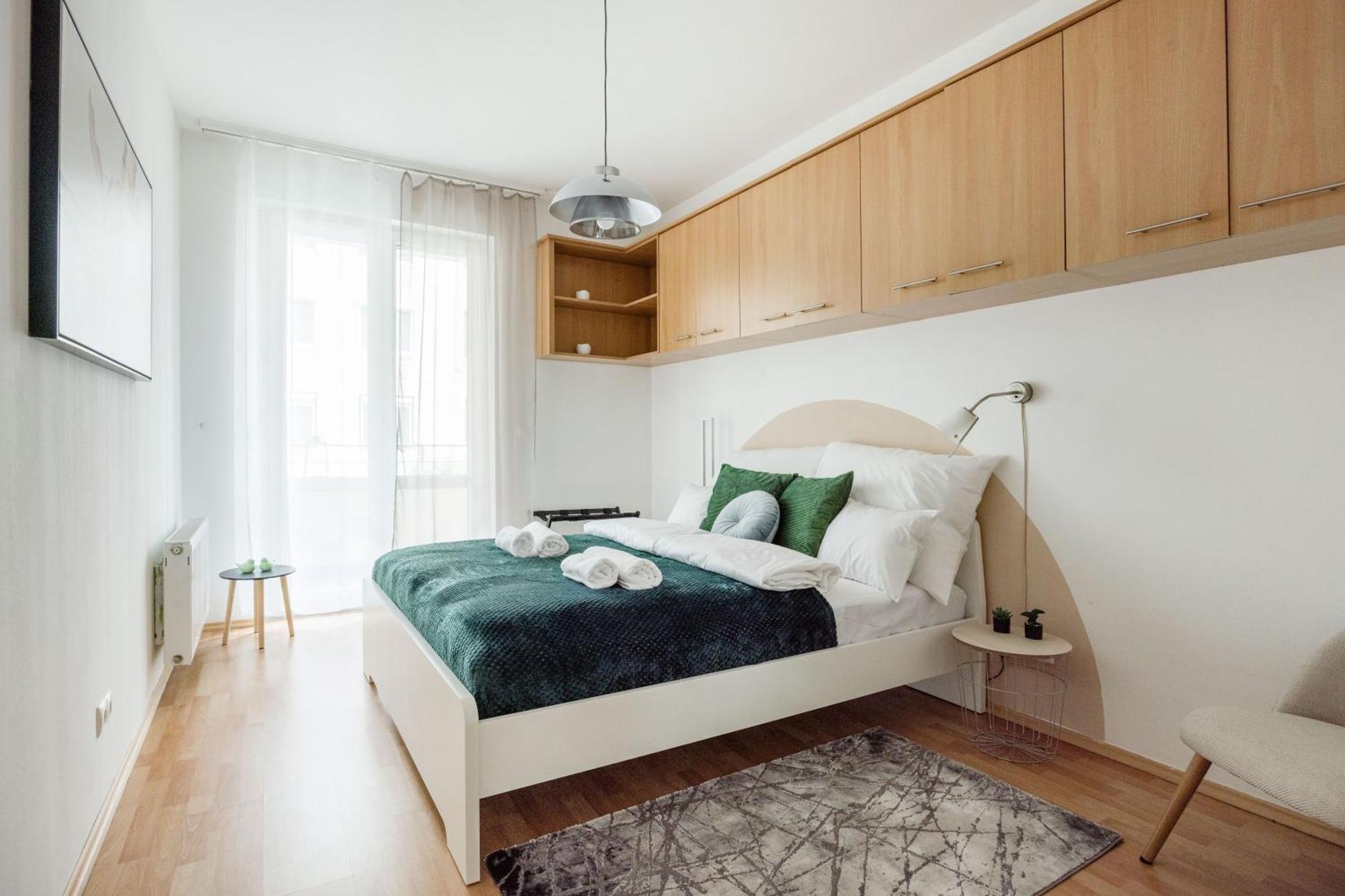 Modern Two-Bedroom Apartment With Free Parking Budapest Luaran gambar